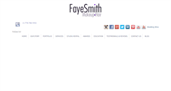 Desktop Screenshot of fayesmithmakeup.com